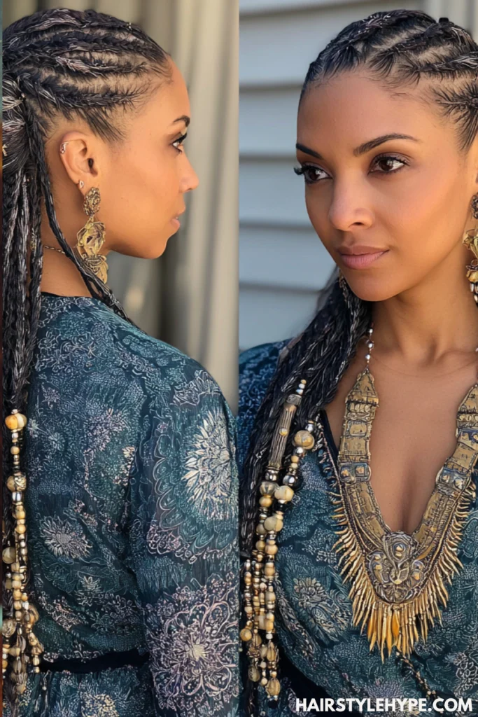 Tribal Braids with Beads