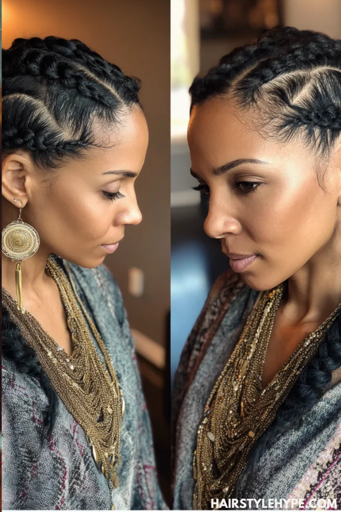 Zig-Zag Cornrows