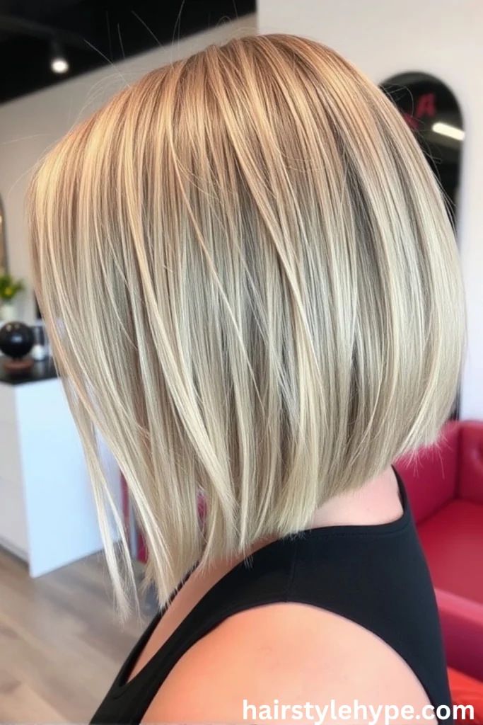 A-Line Bob for Flattering Angled Shape