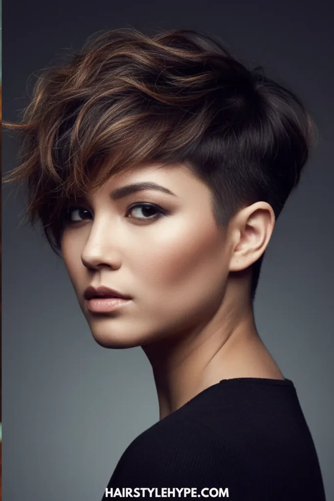 Messy Layered Short Wolf Cut for High Texture and Youthful Movement