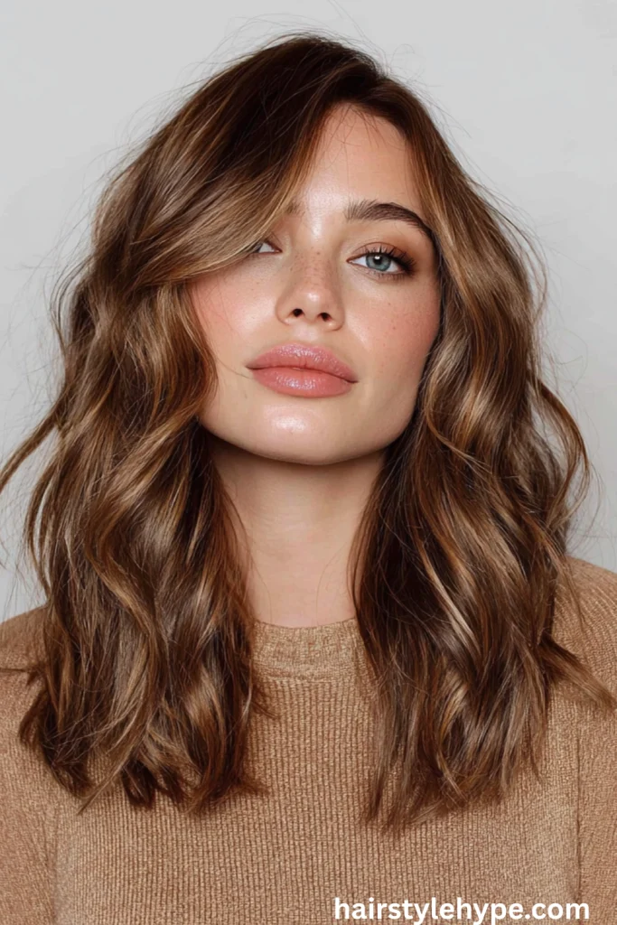 Caramel Brown Long Hair for Natural Glow and Depth