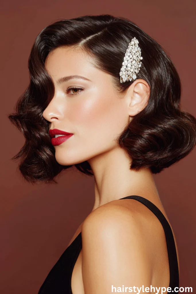 Faux Bob with Glam Hair Comb