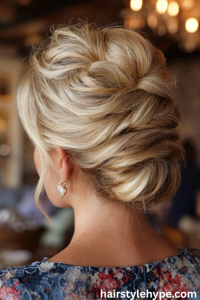 French Twist with Textured Finish