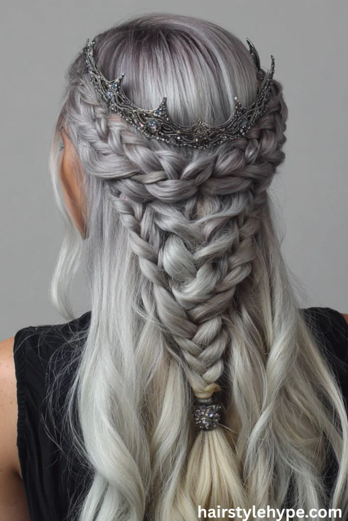 Glossy Hollywood Waves with a Deep Side Part