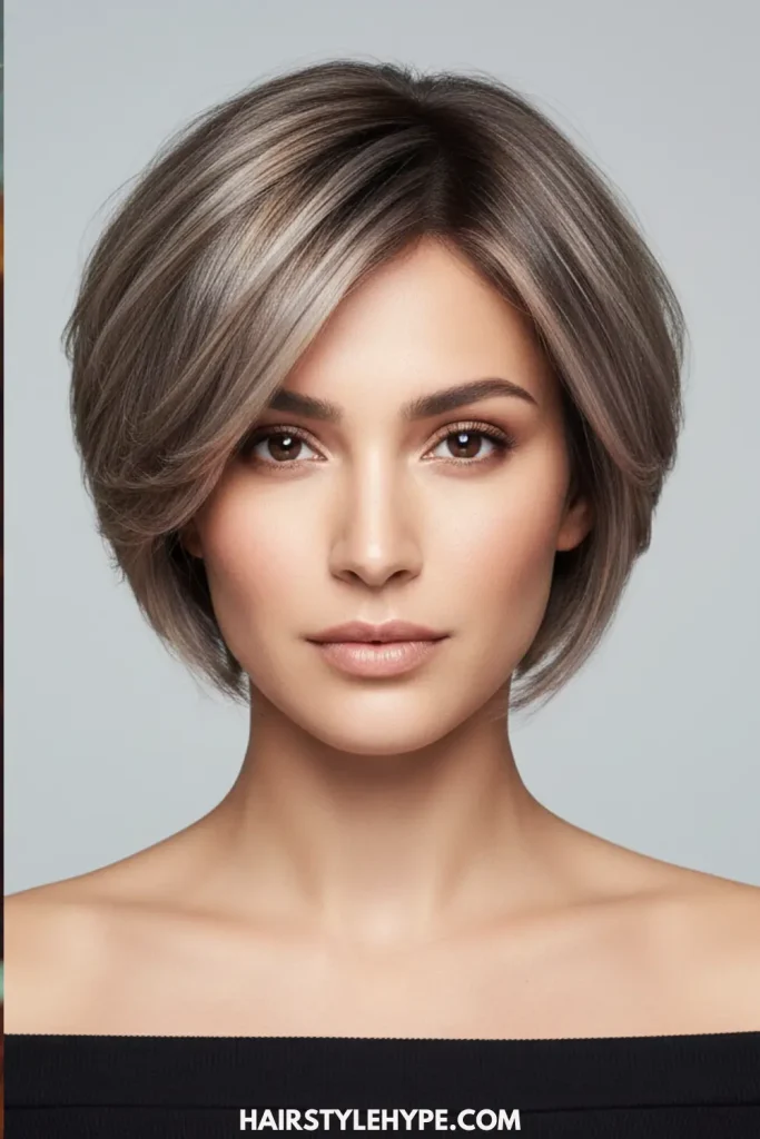 Short Wolf Cut With Highlighted Layers for Dimensional Shine and Glow