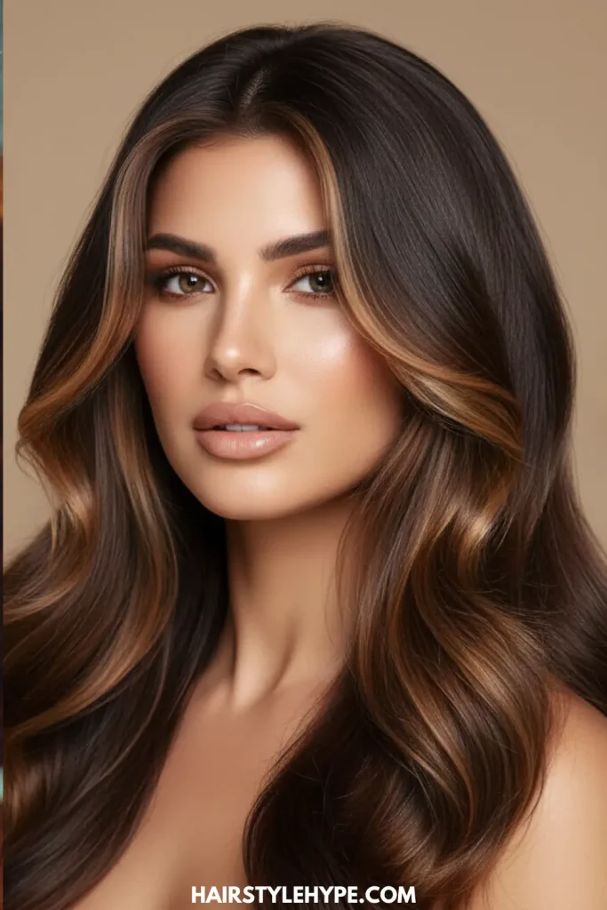 Brown Sugar Face-Framing Money Pieces