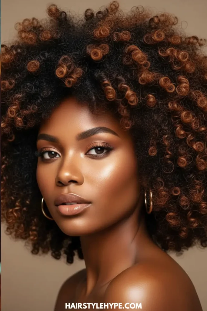 Brown Sugar on Natural Afro Hair