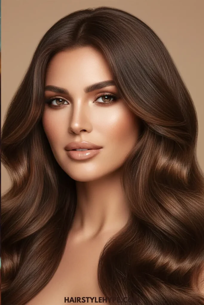 Deep Brown Sugar with Mocha Lowlights