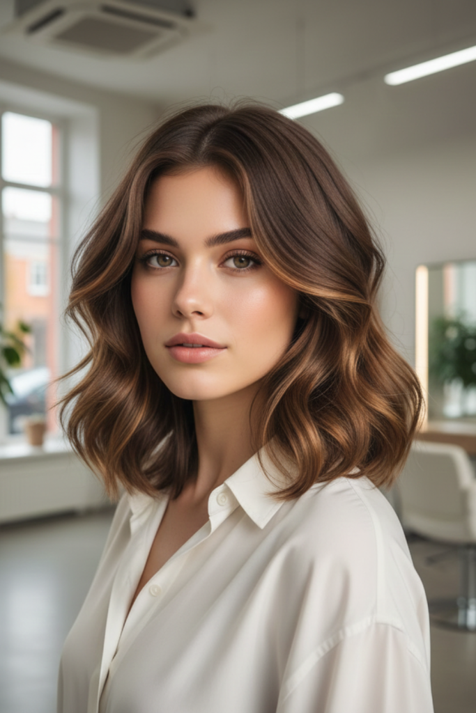 Textured Shoulder-Length Cut